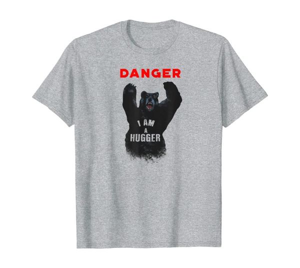 

danger i039m a hugger bear tshirt01234567891011123804483, White;black