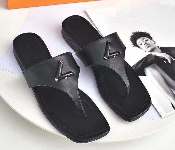 

slipper luxury men women sandals brand slides fashion slippers lady slide thick bottom design casual shoes sneakers, Black