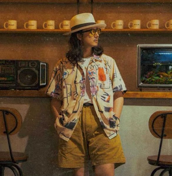 

wacko maria x jeanmichel basquiat graffiti short sleeve hawaiian shirt 20ss ulxa5877947, White;black