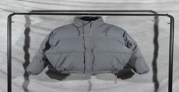 

2020 new s reflect light padded jacket oversized winter jacket men women couples high neck fog warm bomber jacket8098399, Black