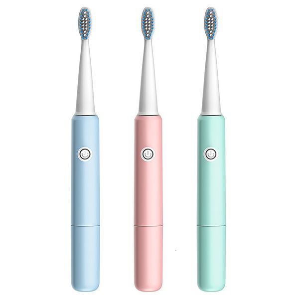 

toothbrushes head sonic electric toothbrush men and women household non-rechargeable soft bristle fully automatic waterproof couples sonic t