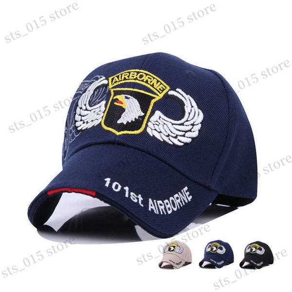 

ball caps casual 101st airborne division hat us air force cap army fans bone baseball hats caps american eagle pattern hat yy202 t230425, Blue;gray