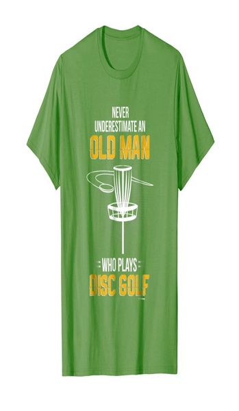 

never underestimate an old man who plays disc golf tshrit012176620, White;black