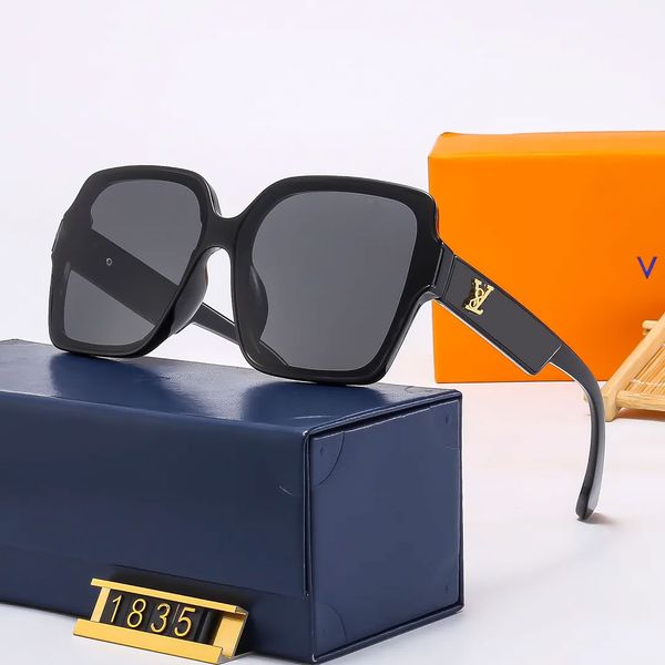 

1835 mens sunglasses men designer sunglasses for woman womens ladies fashion luxury beach driving outdoor multiple style shades sun glasses, White;black