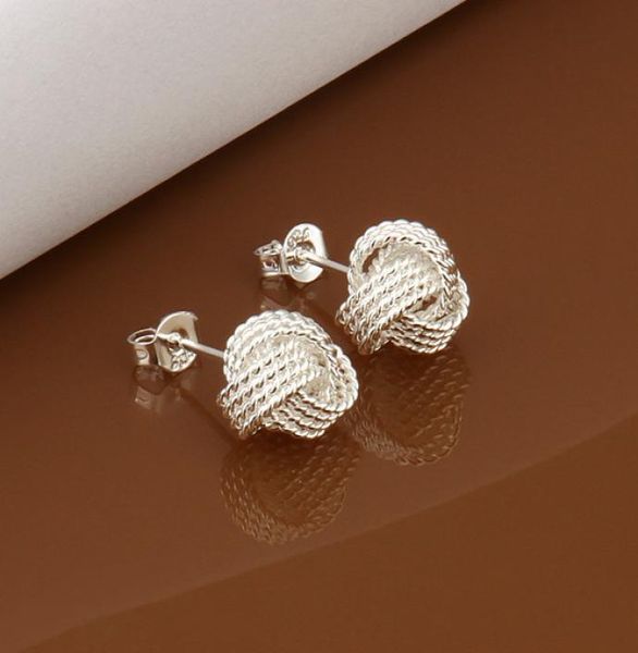 

brand new sterling silver plated tennis earrings dfmse013women039s 925 silver dangle chandelier earrings 10 pairs a lot4715101, Golden;silver