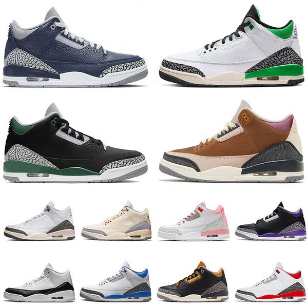 

2023 new men's basketball shoe red deep iris muslin racing blue uncaser orange pine green georgetown men's shoe