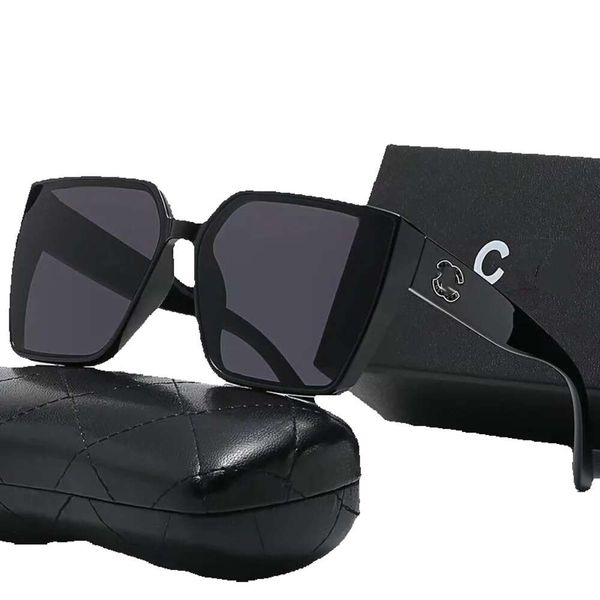 

yanjing women designer mens sunglasses channel glasses fashion eyewear diamond square sunshade crystal shape sun full package lunette, White;black