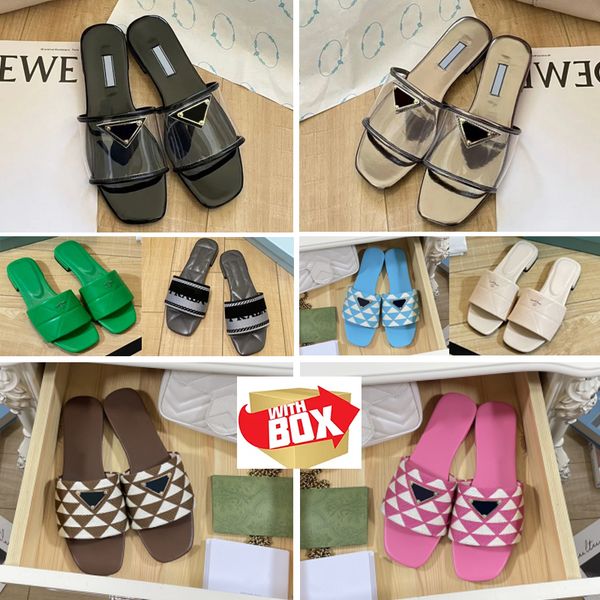 

popular slippers womens sandals stripes casual designer flats pink orange green slippers sliders woman lady flip flops double mules modish s, Black