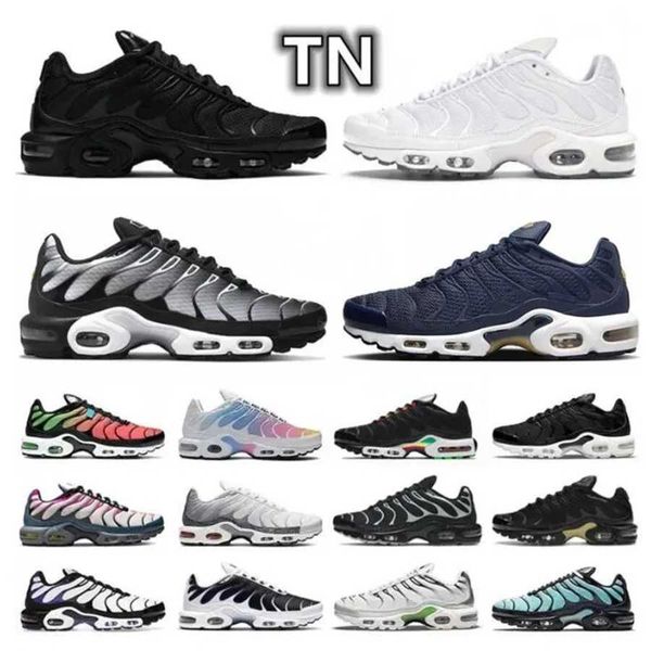 

new fashion new fashion maxairs tn plus running shoes men sneaker triple white worldwide fire ice oreo hyper sky bule rainbow smoke grey neo, Black