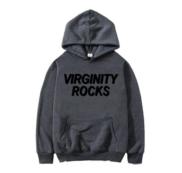 

2020 harajuku virginity rocks men039s hoodie streetwear menwomen autumn casual hoodies sweatshirts pullovers sudadera y033218846, Black
