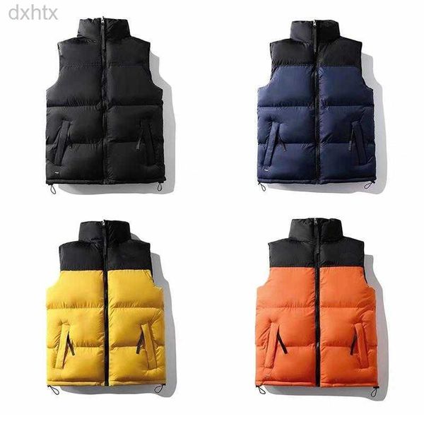 

men vests down cotton waistcoat designer vest embroidery mens and women's no sleeveless winter jacketpuffer autumn winters casual coats, Black;white