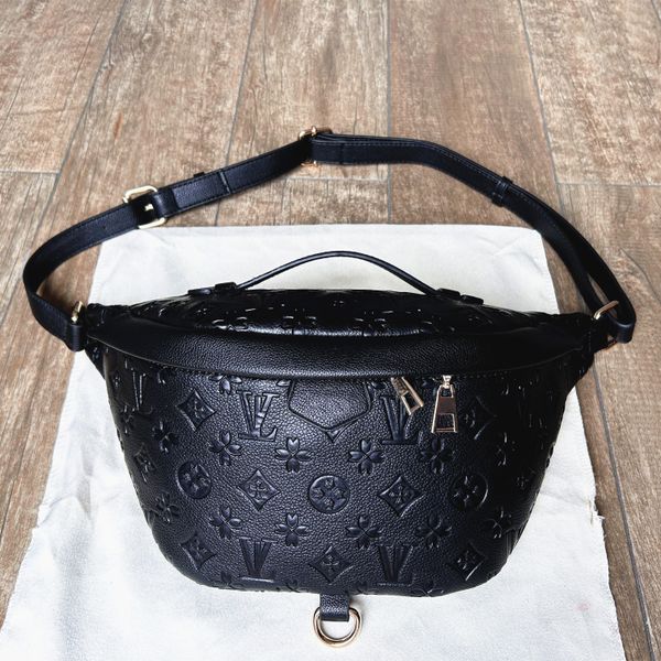 

womens designers m43644 waist bag bumbag belt chest luxury classic crossbody retro color changing genuine leather shoulder bags pocket handb