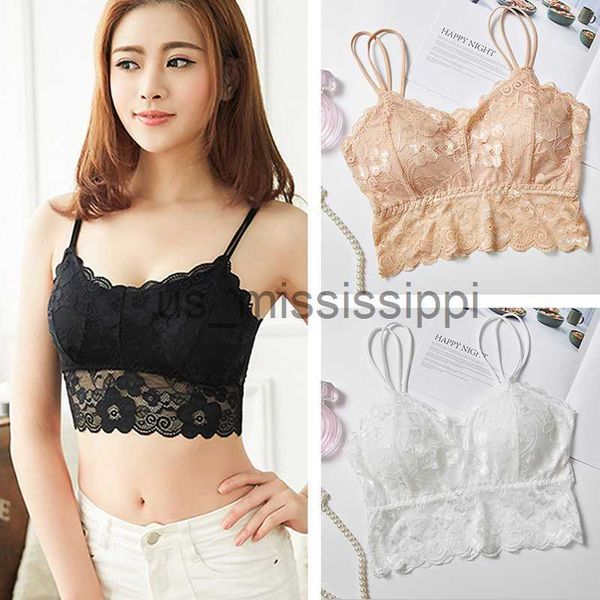 

other health beauty items women lace floral bralette bralet bra bustier crop tank cami padded x0831