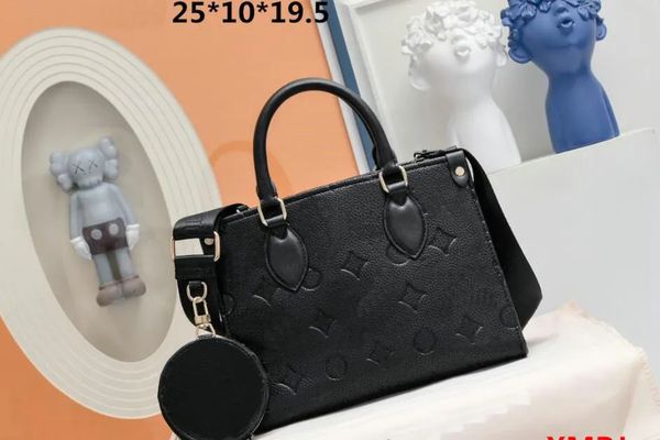 

designer bag womens luxury handbags onthego tote bag crossbody flower ladies genuine leather purse shoulder bags female large handbag