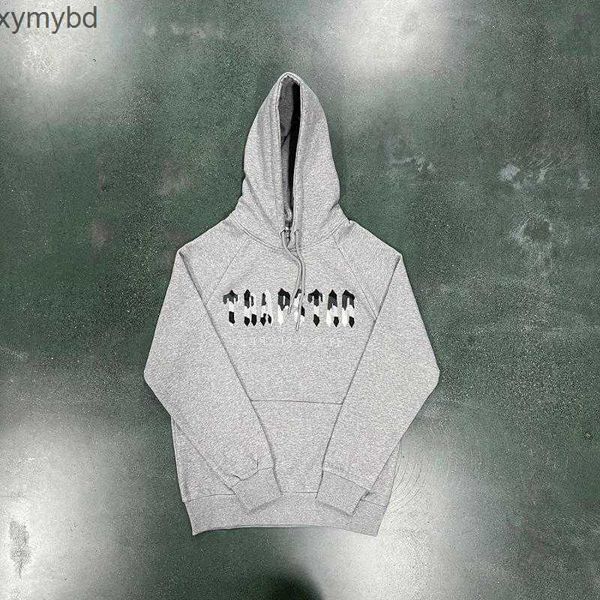 

men's hoodies 2023ss oversized hoodie men woman towel embroidery pullover fleece hooded sweatshirts for, Black