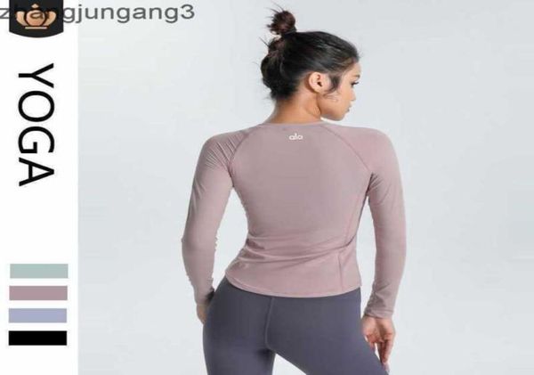 

t shirt yoga women039s t shirt s yoga slimming skin breathable stretch longsleeved tshirt sports running training4012662, White