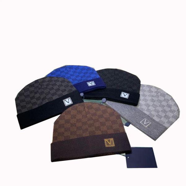 

designer beanie luxury beanie temperament versatile knitted hat warm design hat christmas gift, Blue;gray
