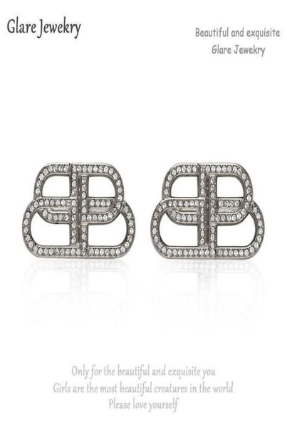 

designer fashion charms paris aristocratic autumn and winter women039s temperament earrings letters metal earrings personality 4740245, Golden