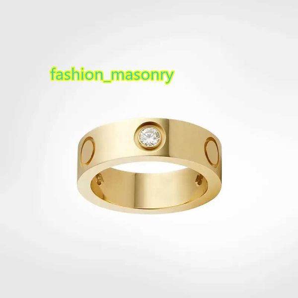 

classics love ring designer ring rose gold silver 4mm 5mm 6mm ring 18k gold plated with diamonds for lovers ring wedding anniversary designe