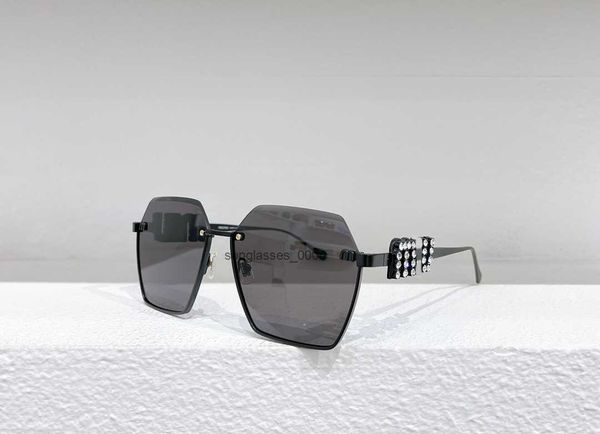 

mi u sunglasses women's latest 2023 frameless gradient fashion lightweight driving uv protection large frame srq0, White;black