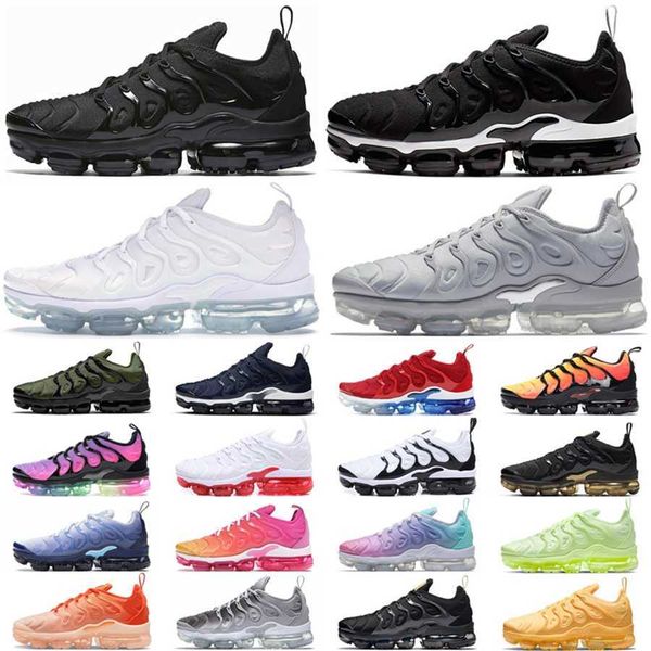

tn plus men women running shoes triple black royal atlanta be true fresh worldwide pure platinum mens womens trainers sports