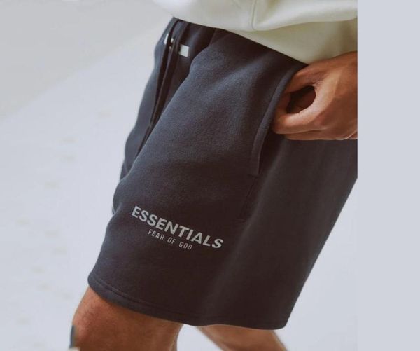 

19ss of s reflective shorts vintage street elastic waist outdoor short pants sport loose casual shorts hfymkz1707414997, Black