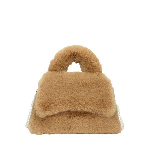 

evening bag s winter trend brand designer handbag fluffy tote chain shoulder straps cylinder bag small crossbody 230831