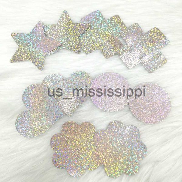 

breast pad 10 pairslot women laser shiny nipple stickers breast disposable pasties invisible bra nipple covers x0831
