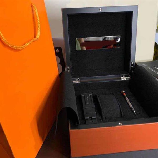 

watch original box papers rubber bands wood boxes screwdriver handbag for pa 508 111 612 292 441 438 507 gmt watches286s, Black;blue