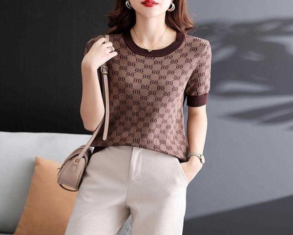 

new designer tshirts women coat female tshirt for women summer knitting tshirts shirt female short sleeve camisole cloting2603169, White