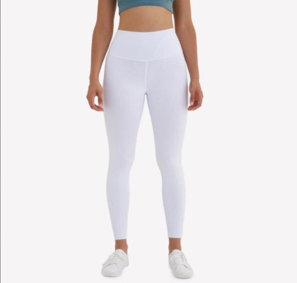 

high waist yoga leggings solid color fu length gym clothes women running fitness workout sports pants fashion activewear leggins9412046, Black
