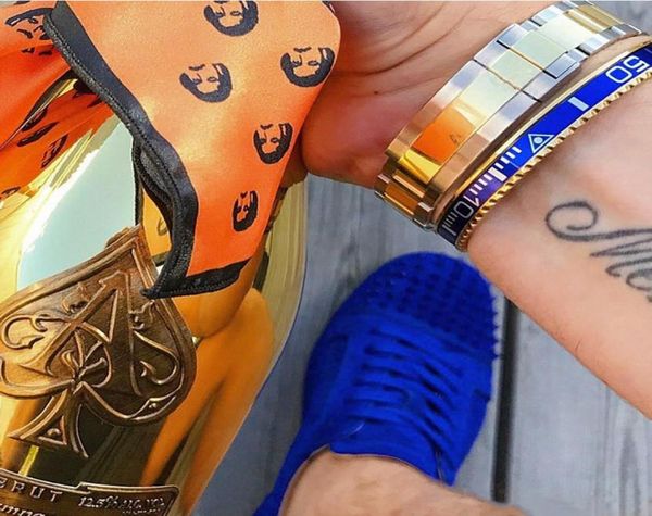 

2021 bc jewelry brazaletes pulseras vintage 18k gold plated bangle bc127bracelet for men stainless steel cuff speedometer bracele5195071, White
