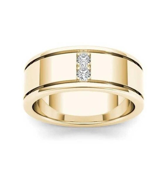 

14k yellow gold fl diamond ring for men women classic anillos de bizuteria 14k gold wedding fine jewelry ring for male gemstone4882052, Golden;silver