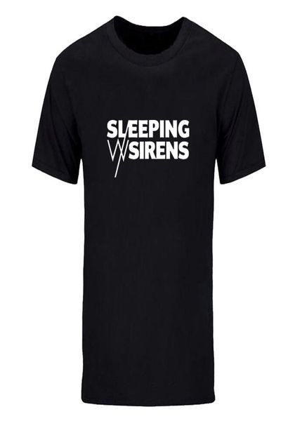 

sleeping with sirens t shirt men rock band t shirt summer short sleeve cotton oneck music tshirt tees diy0704d4900996, White;black