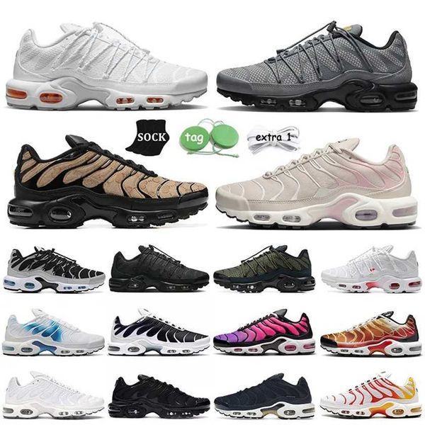 

men women tn utility plus running shoes tns terrascape berlin triple black white red atlanta hyper sky blue pink mens trainers outdoor tenni