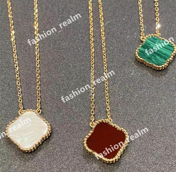 

fashion classic 4four leaf clover necklace love pendant necklaces gold silver pendants stainless steel plated 18k for women girl 2191462