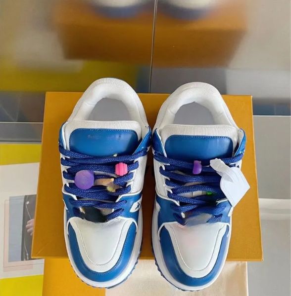 

spring/summer 2023 new thick sole trend small white shoes colored sports casual shoes bread shoes tk1