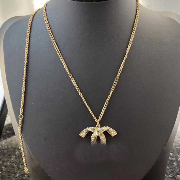

luxury fashion classics necklaces pendant brand ch designers men women cuban link chain pendants necklace choker curb diamonds clasp lock 18, Golden;silver