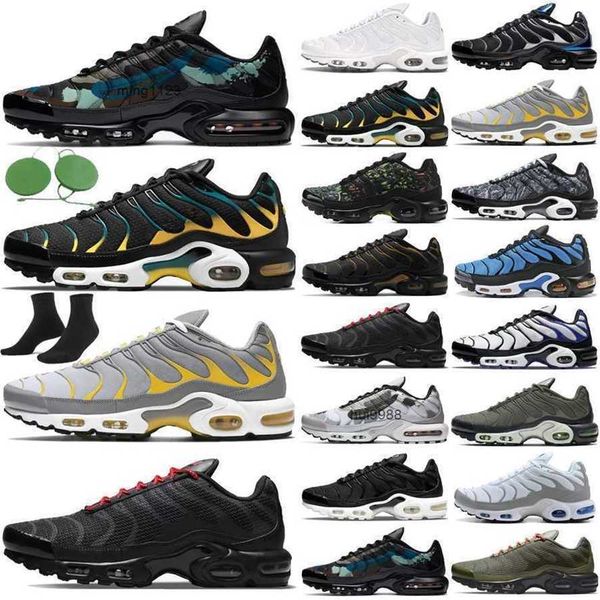 

2023 running shoe sneakers trainers triple white black laser blue volt glow outdoor sports tn plus 3 tn mens women lows oreo womens