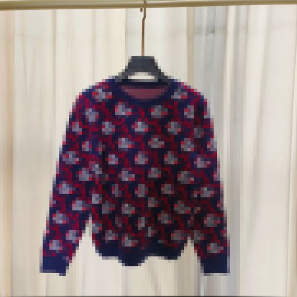 

2023 blue letter print women's pullover brand same style women's sweaters dh030, White;black