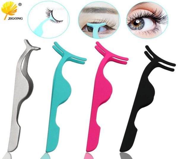 

10pcslot false eyelash tweezers fake eye lash applicator eyelash extension curler nipper auxiliary clip clamp makeup forceps tool6886026