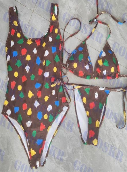 

new jacquard swimwear color dot print bikini fashion womens one piece swimsuit split bathing suit2602626, White;black