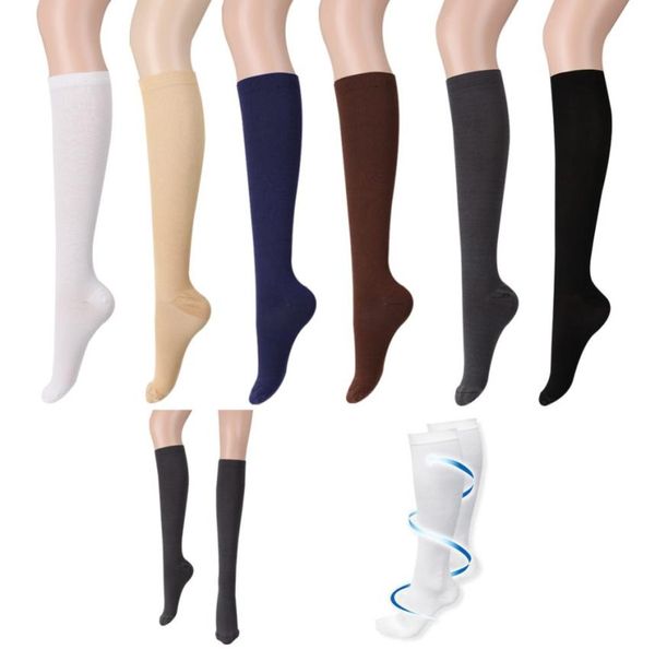 

men women039s antifatigue knee high stockings sl compression leg support socks7211677, Black;white