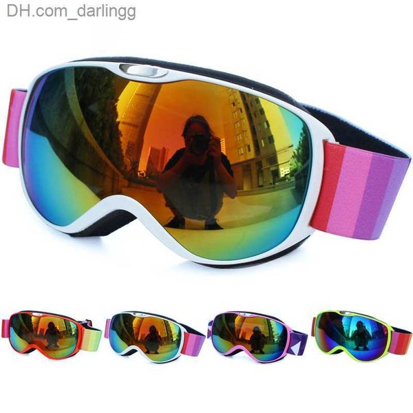 

ski goggles anti-fog uv400 double lens ski goggles for adults outdoor sports skiing goggles kids snow snowboard protective glasses women men