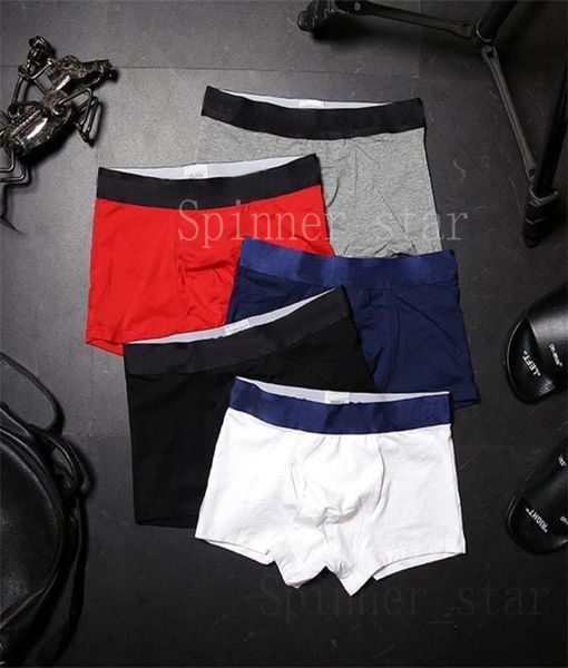 

mens boxer underpants fashion good quality cotton flat hip lift loose corner inner waist movement simplicity is not simple soft an9808852, Black;white