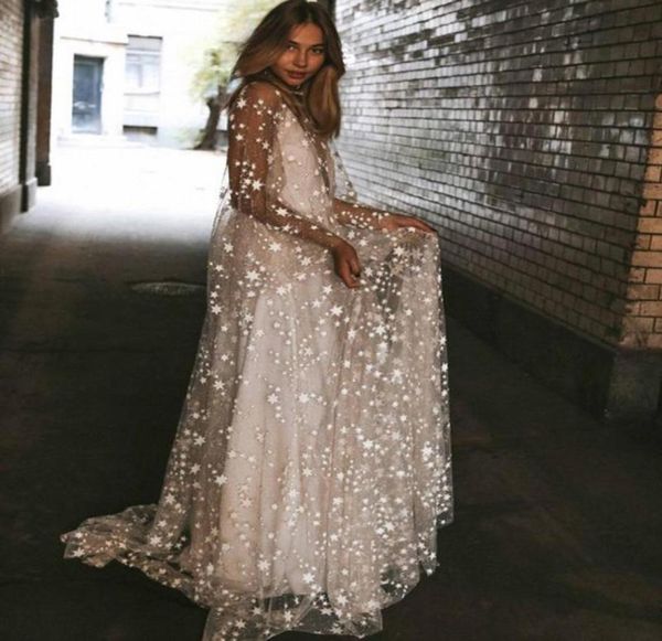 

casual dresses white robe ceremonie femme backless star foiled perspective glitter floorlength dress for women039s weddin1121007, Black;gray