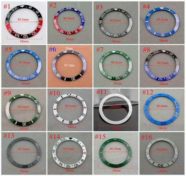 

38mm ceramic titanium bezel insert watch kit fit automatic 40mm mens watch case new bezels insert watch accessories p5846812
