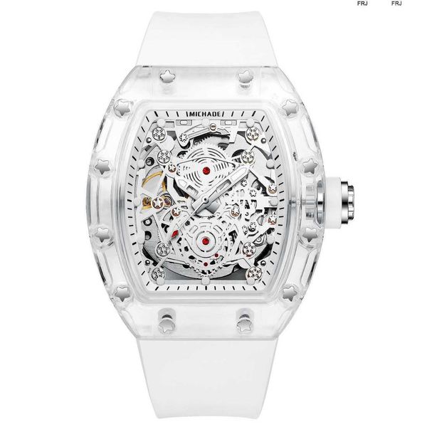 

designer watches richads mile 2023bugatti transparent hollow automatic mechanical fashion bucket miller male 5krn 3400 d1vf, Slivery;black