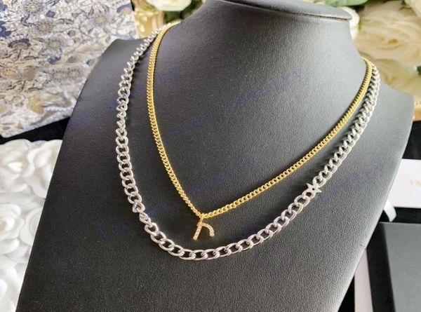 

ld09 luxury designer necklaces long multi layer glass pearl necklace sweater shain 467754, Silver