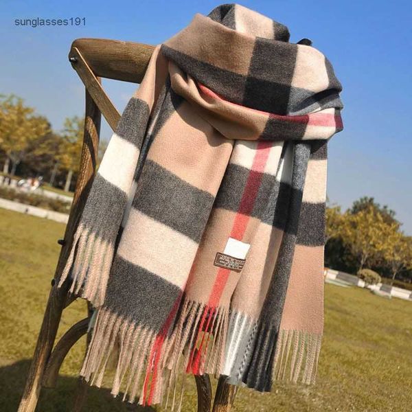 

scarves designer cashmere scarf winter women and men long scarf quality headband fashion classic printed check big plaid shawls, Blue;gray